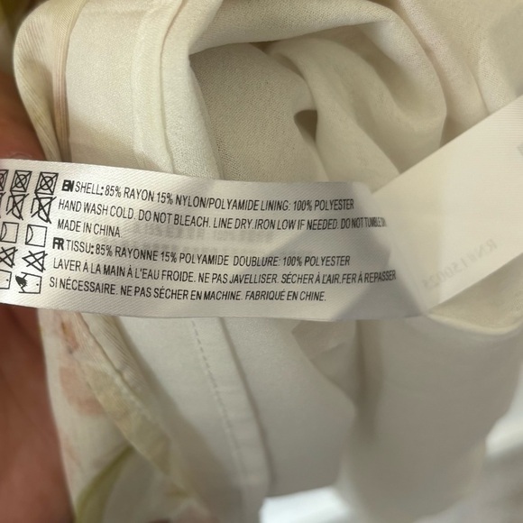 En Saison Callie Mini Dress Floral Puff Sleeve Babydoll Cottagecore Feminine - Picture 12 of 14